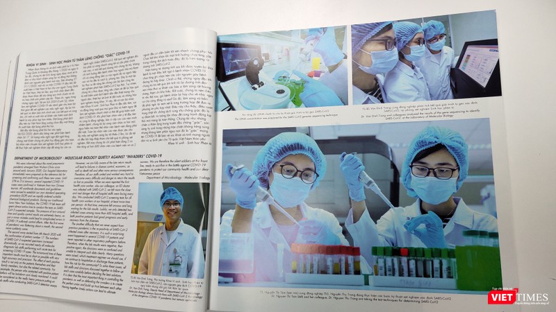 TS Nguyễn Thị Tâm (bên trái) và đồng nghiệp Nguyễn Thị Thu Trang thực hiện xét nghiệm xác định SARS-CoV-2 TS Nguyễn Thị Tâm (bên trái) và đồng nghiệp Nguyễn Thị Thu Trang thực hiện xét nghiệm xác định SARS-CoV-2