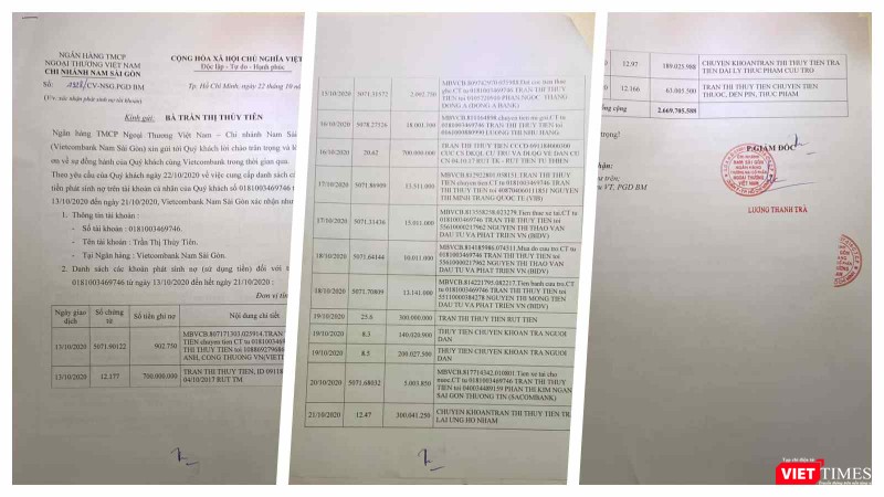 Sao kê Ngân hàng của ca sĩ Thuỷ Tiên được đăng công khai, có cả số điện thoại của các cá nhân liên quan để người dân có thể kiểm chứng (Ảnh: FBNV) Sao kê Ngân hàng của ca sĩ Thuỷ Tiên được đăng công khai, có cả số điện thoại của các cá nhân liên quan để người dân có thể kiểm chứng (Ảnh: FBNV)