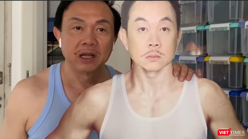 Hình ảnh do cố nghệ sĩ Chí Tài chia sẻ trong video nói về việc tập luyện thể thao (Ảnh cắt từ clip)