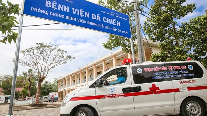 BV Dã chiến Củ Chi - nơi điều trị cho bệnh nhân 1342, 1347 và 1349. Ảnh: Duy Anh 