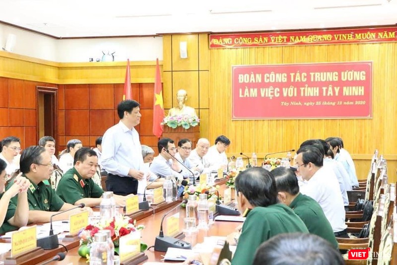 Toàn cảnh cuộc họp với lãnh đạo tỉnh Tây Ninh