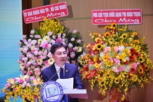 PGS.TS Trần Diệp Tuấn - Chủ tịch Hội đồng trường Đại học Y Dược TP.HCM phát biểu