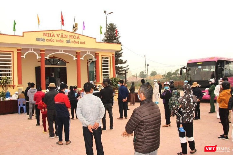Hơn 600 tình nguyện viên đang làm việc tại tâm dịch Chí Linh (Ảnh: BYT) Hơn 600 tình nguyện viên đang làm việc tại tâm dịch Chí Linh (Ảnh: BYT)