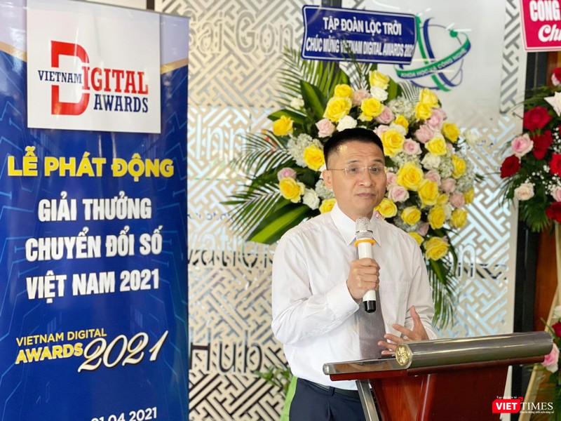Ông Đinh Văn Hải - Trưởng ban Điều hành thực hiện Giải thưởng Chuyển đổi số Việt Nam 2021
