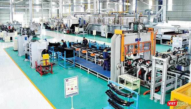 Hoạt động bên trong nhà máy Thaco Part với mảng cung ứng linh kiện