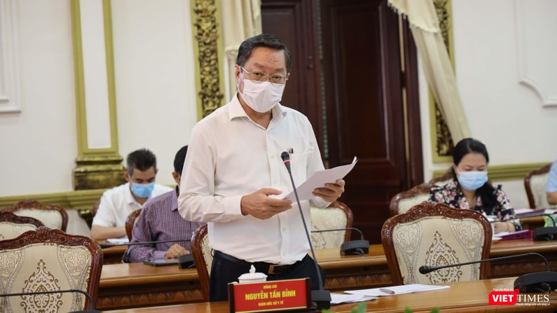 Ông Nguyễn Tấn Bỉnh – Giám đốc Sở Y tế TP.HCM - Ảnh: Huyền Mai Ông Nguyễn Tấn Bỉnh – Giám đốc Sở Y tế TP.HCM - Ảnh: Huyền Mai