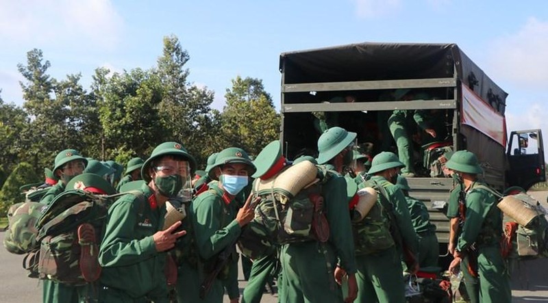 Lực lượng của Sư đoàn 5 xuất quân hỗ trợ TP.HCM chống dịch