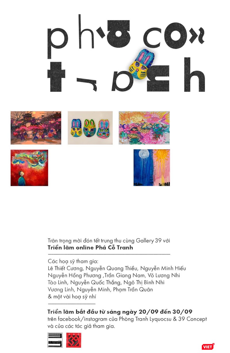 Cùng phá cỗ mùa Trăng với các hoạ sĩ ở Gallery 39