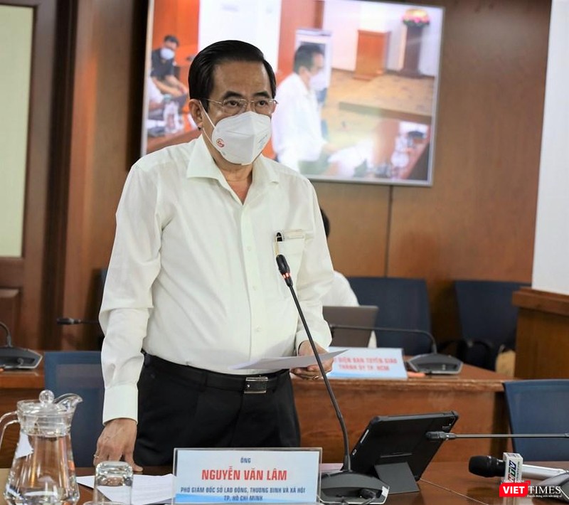 Phó Giám đốc Sở LĐ-TB&XH Nguyễn Văn Lâm thông tin, có 37.949 người lao động quay trở lại TPHCM làm việc. Ảnh: Linh Nhi Phó Giám đốc Sở LĐ-TB&XH Nguyễn Văn Lâm thông tin, có 37.949 người lao động quay trở lại TPHCM làm việc. Ảnh: Linh Nhi