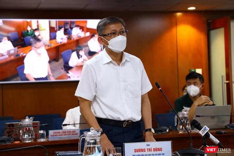 Ông Dương Trí Dũng - Phó Giám đốc Sở GD&ĐT TP.HCM. Ảnh: Huyền Mai Ông Dương Trí Dũng - Phó Giám đốc Sở GD&ĐT TP.HCM. Ảnh: Huyền Mai