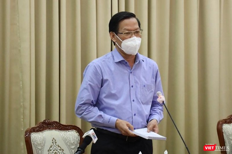 Chủ tịch UBND TP.HCM Phan Văn Mãi. Ảnh: Linh Nhi Chủ tịch UBND TP.HCM Phan Văn Mãi. Ảnh: Linh Nhi