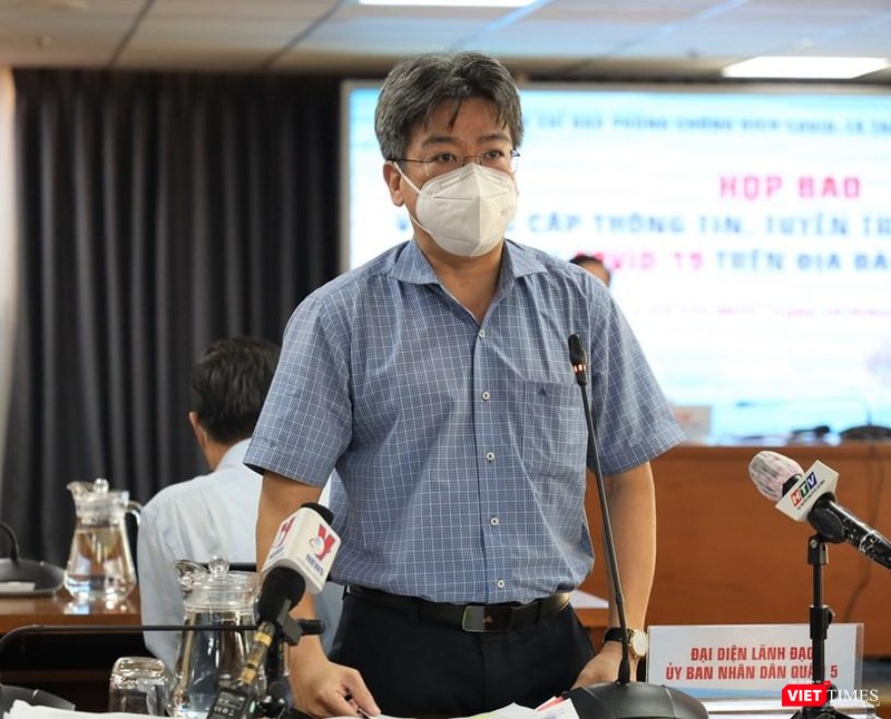 Phó Chủ tịch UBND quận 5 Nguyễn Võ Xuân Kỳ. Ảnh: Huyền Mai