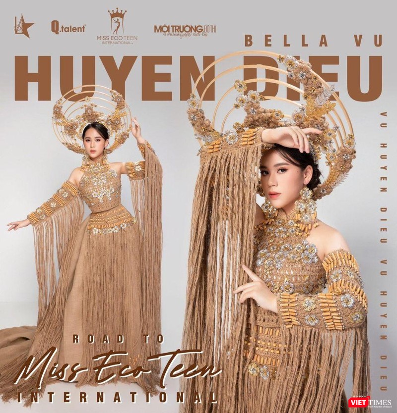 Bella Vũ Huyền Diệu giành Giải Nhất trang phục vì môi trường Bella Vũ Huyền Diệu giành Giải Nhất trang phục vì môi trường