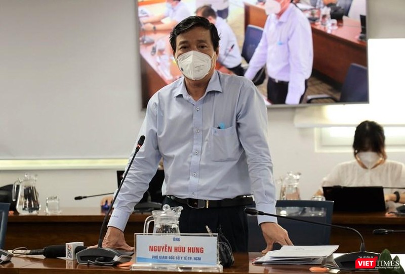 Phó Giám đốc Sở Y tế Nguyễn Hữu Hưng thông tin về tình hình dịch