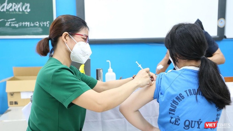 Chiến dịch tiêm vaccine COVID-19 cho trẻ em dưới 12 tuổi vẫn đang tiếp tục. Ảnh: HCDC 