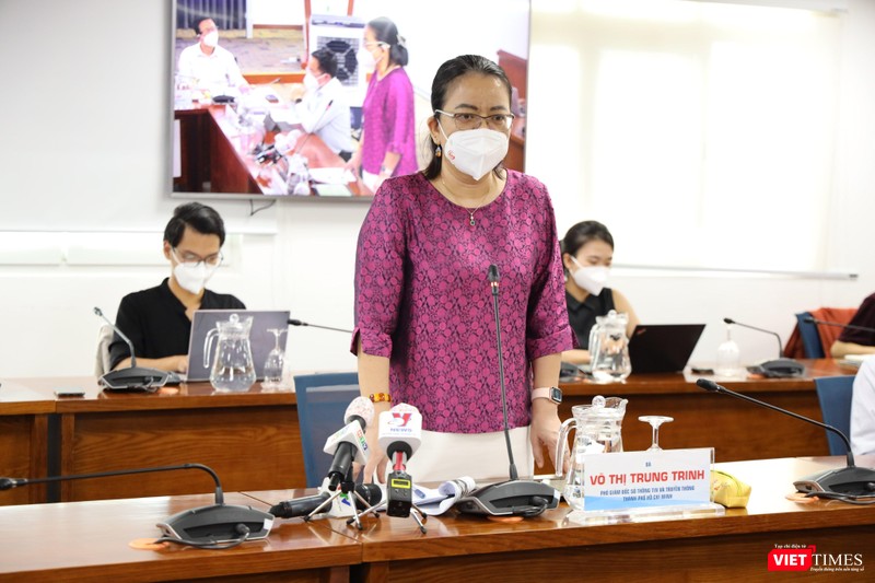 Bà Võ Thị Trung Trinh - Phó Giám đốc Sở TTTT TP.HCM