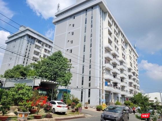 Hơn 350 căn hộ gồm 2 blocks cao 9 tầng, dành cho công nhân