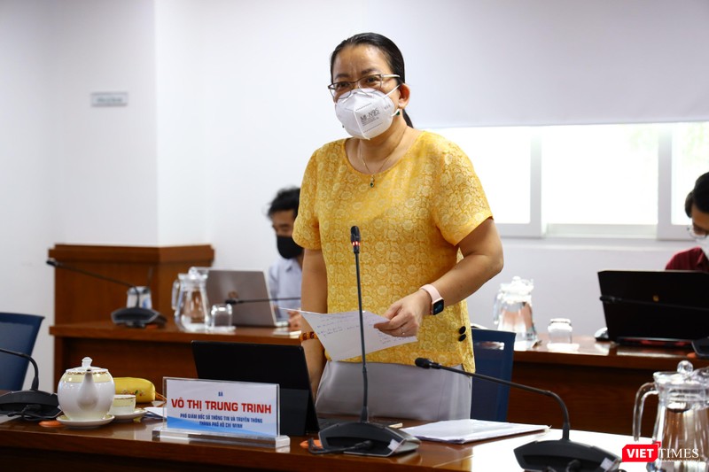 Bà Võ Thị Trung Trinh - Phó Giám đốc Sở TTTT TP.HCM