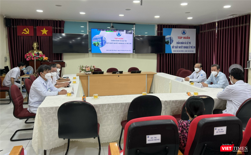 Tập huấn Sốt xuất huyết tại Bệnh viện Nhi đồng 1 Tập huấn Sốt xuất huyết tại Bệnh viện Nhi đồng 1