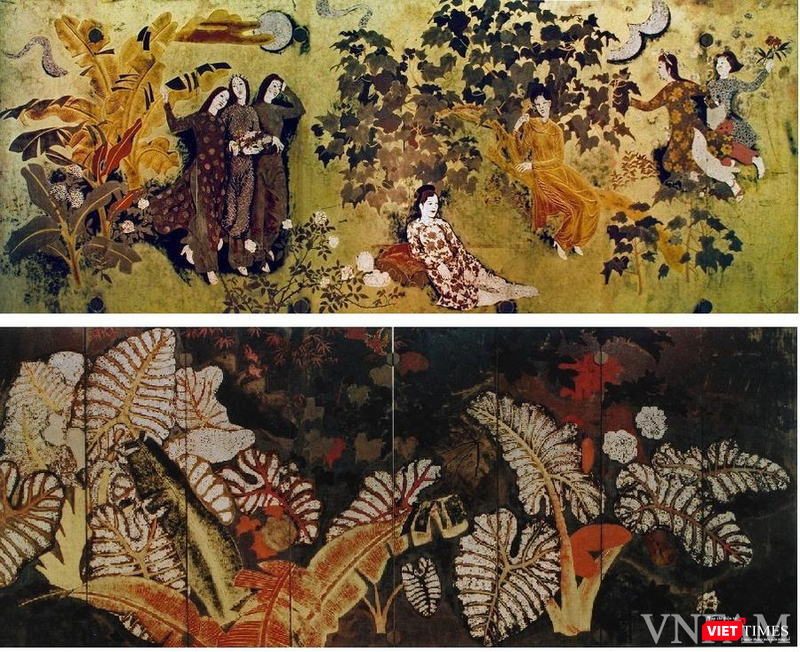 “Bình phong” của danh họa Nguyễn Gia Trí. Ảnh: BTMTVN “Bình phong” của danh họa Nguyễn Gia Trí. Ảnh: BTMTVN