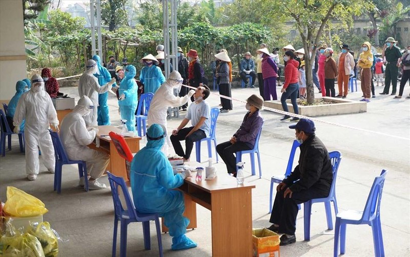 Thị xã Đông Triều từng là một điểm &quot;nóng&quot; về số ca mắc COVID-19 vào cuối năm 2021. Ảnh: CTV