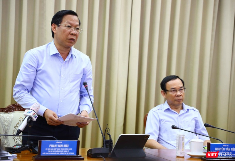 Chủ tịch UBND TP Phan Văn Mãi nêu 12 nhóm giải pháp tập trung thực hiện 6 tháng cuối năm