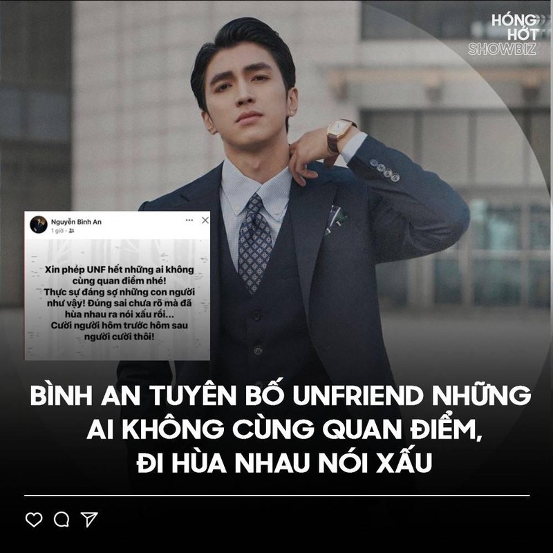 Bình An cũng khiến cộng đồng mạng &quot;nổi sóng&quot;