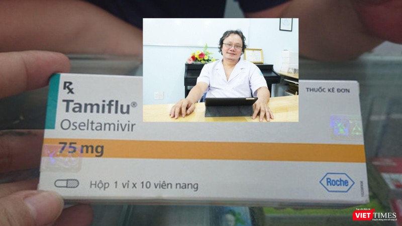 BS. Trương Hữu Khanh cảnh báo về việc sử dụng Tamiflu và hướng dẫn chi tiết để theo dõi cúm A. Ảnh: Hòa Bình