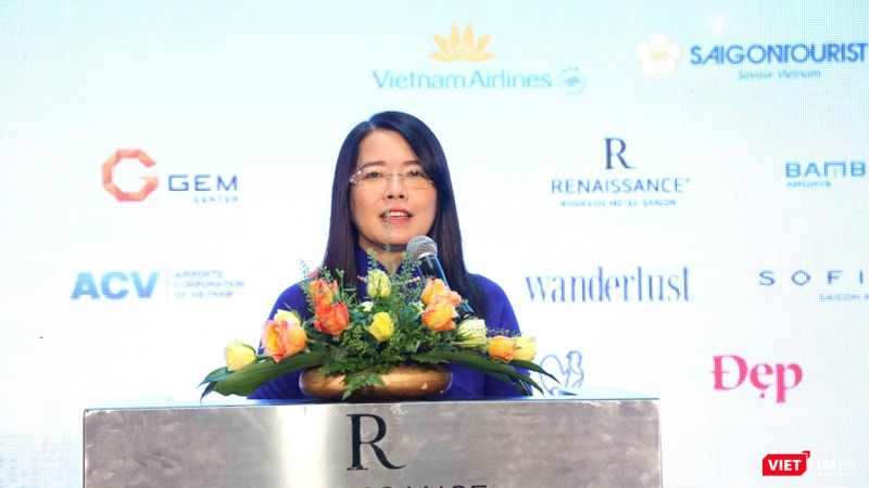 Bà Nguyễn Thị Ánh Hoa - Giám đốc Sở Du lịch TP.HCM cho rằng Việt Nam đang đón nhận những tín hiệu rất tích cực về sự tăng trưởng Bà Nguyễn Thị Ánh Hoa - Giám đốc Sở Du lịch TP.HCM cho rằng Việt Nam đang đón nhận những tín hiệu rất tích cực về sự tăng trưởng