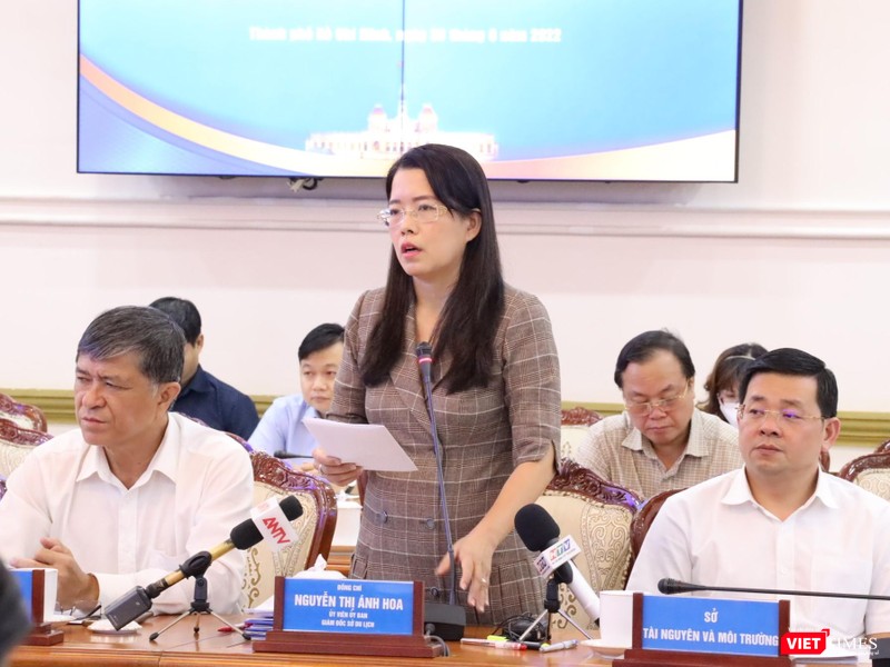 Bà Nguyễn Thị Ánh Hoa, Giám đốc Sở Du lịch TP.HCM Bà Nguyễn Thị Ánh Hoa, Giám đốc Sở Du lịch TP.HCM