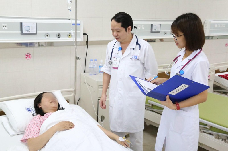 Chị H. được chăm sóc tại Bệnh viện đa khoa tỉnh Phú Thọ sau khi sinh con Chị H. được chăm sóc tại Bệnh viện đa khoa tỉnh Phú Thọ sau khi sinh con