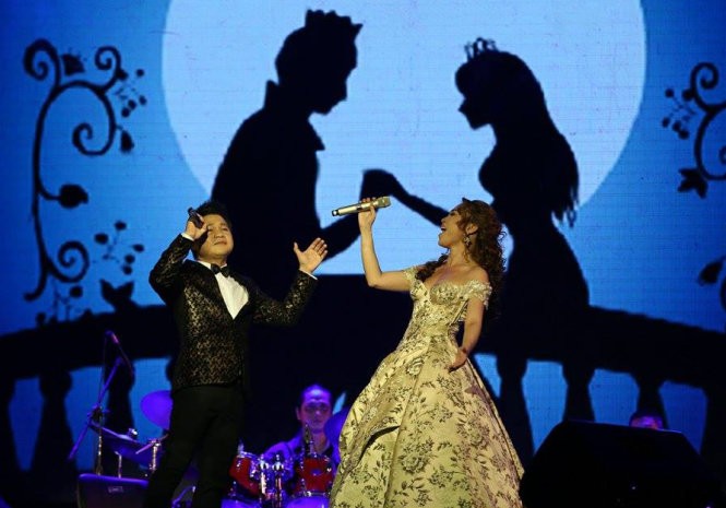 Mỹ Tâm và Trọng Tấn thăng hoa vớiA time for us Mỹ Tâm và Trọng Tấn thăng hoa vớiA time for us