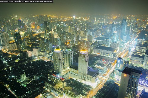 Một góc Bangkok nhìn từ tòa nhà cao nhất Thái Lan - Baiyoke. Một góc Bangkok nhìn từ tòa nhà cao nhất Thái Lan - Baiyoke.