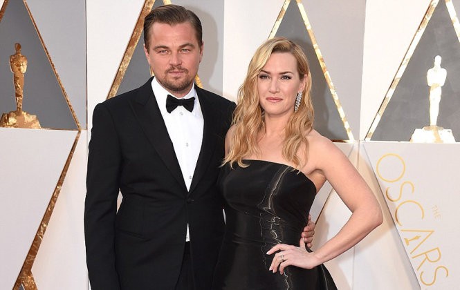 Leonardo DiCaprio và Kate Winslet trên thảm đỏ Oscar 2016. Leonardo DiCaprio và Kate Winslet trên thảm đỏ Oscar 2016.