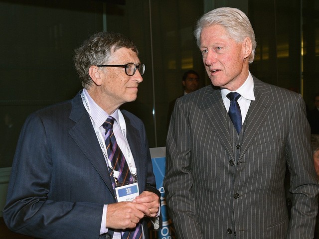 Bill Gates và cựu Tổng thống Mỹ Bill Clinton