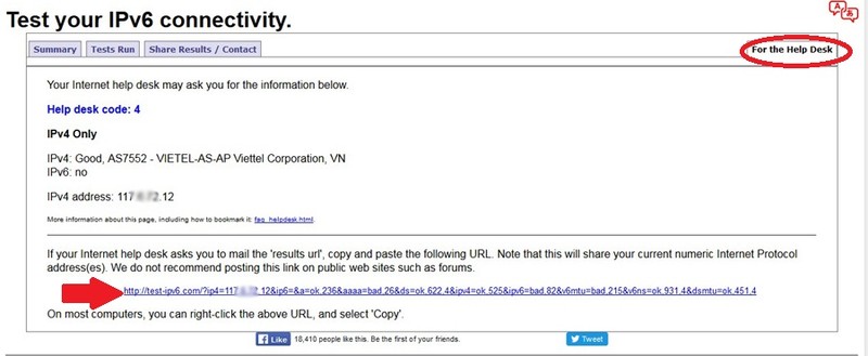 Kiểm tra máy đã sẵn sàng IPv6 với 3 công cụ đơn giản ảnh 3 Kiểm tra máy đã sẵn sàng IPv6 với 3 công cụ đơn giản ảnh 3