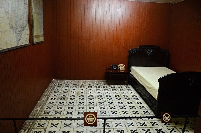 Hệ thống hầm bọc thép chống bom dưới dinh Độc Lập ảnh 6 Hệ thống hầm bọc thép chống bom dưới dinh Độc Lập ảnh 6