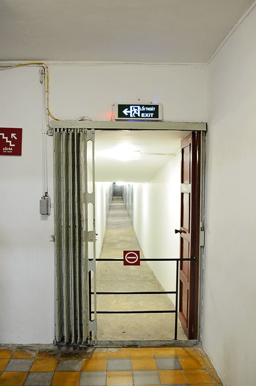 Hệ thống hầm bọc thép chống bom dưới dinh Độc Lập ảnh 8 Hệ thống hầm bọc thép chống bom dưới dinh Độc Lập ảnh 8