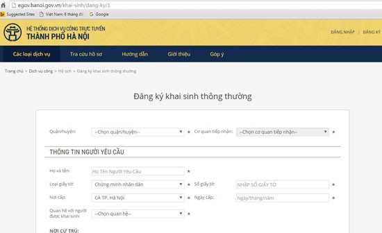 Từ hôm nay, người dân quận Long Biên, Nam Từ Liêm có thể đăng ký kết hôn online ảnh 1 Từ hôm nay, người dân quận Long Biên, Nam Từ Liêm có thể đăng ký kết hôn online ảnh 1