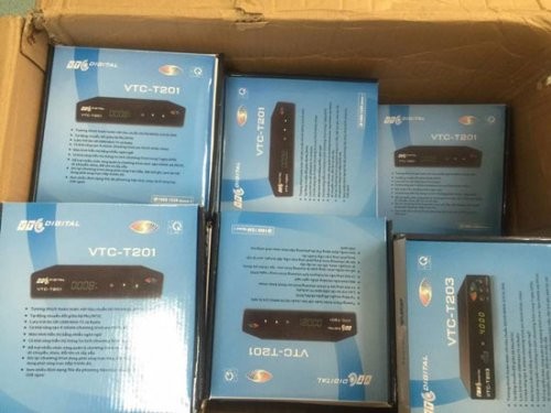 Hà Nội: Thu giữ lô hàng đầu thu truyền hình làm giả nhãn hiệu VTC ảnh 1 Hà Nội: Thu giữ lô hàng đầu thu truyền hình làm giả nhãn hiệu VTC ảnh 1