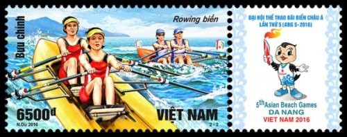 Ra mắt bộ tem Đại hội Thể thao Bãi biển Châu Á lần thứ V ảnh 2