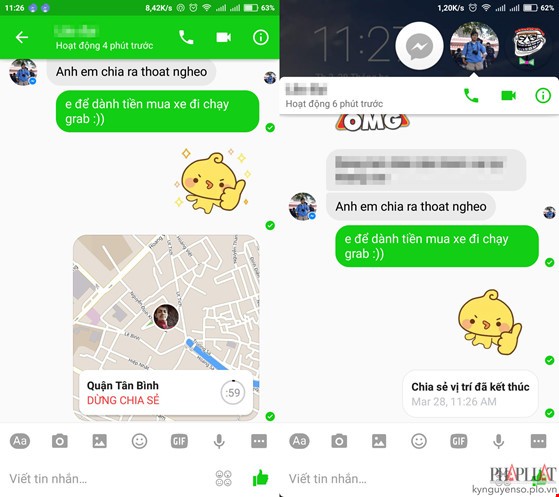 Cách chia sẻ vị trí theo thời gian thực trên Facebook ảnh 2 Cách chia sẻ vị trí theo thời gian thực trên Facebook ảnh 2
