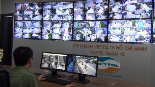 Trung tâm Chỉ huy giám sát camera an ninh nơi công cộng được đưa vào hoạt động. Ảnh: Internet