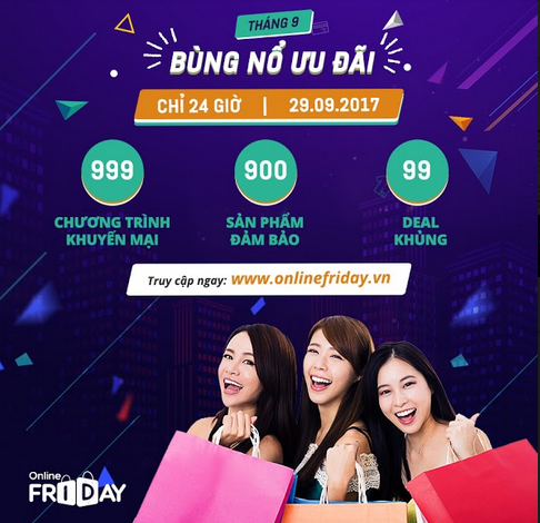 Online Friday tháng 9 sẽ diễn ra vào 29/9 tới ảnh 1 Online Friday tháng 9 sẽ diễn ra vào 29/9 tới ảnh 1