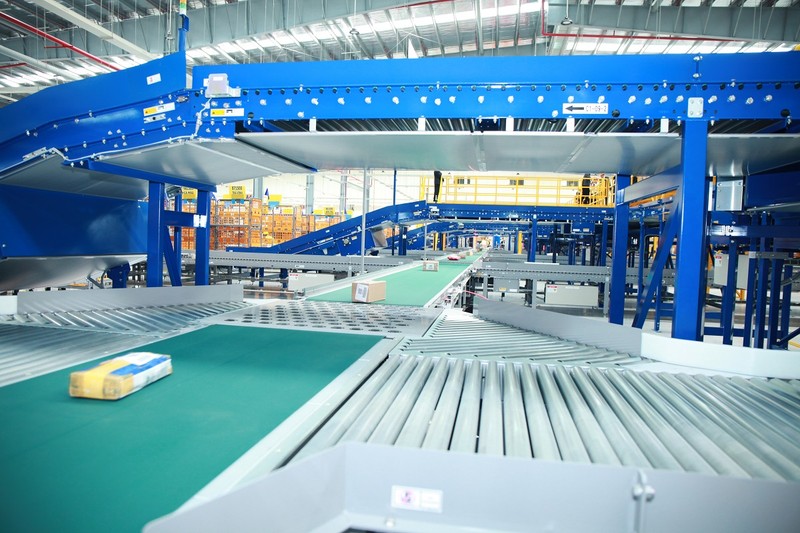 Hệ thống dây chuyền khai thác chia chọn tự động của Trung tâm VC&KV khu vực phía Nam