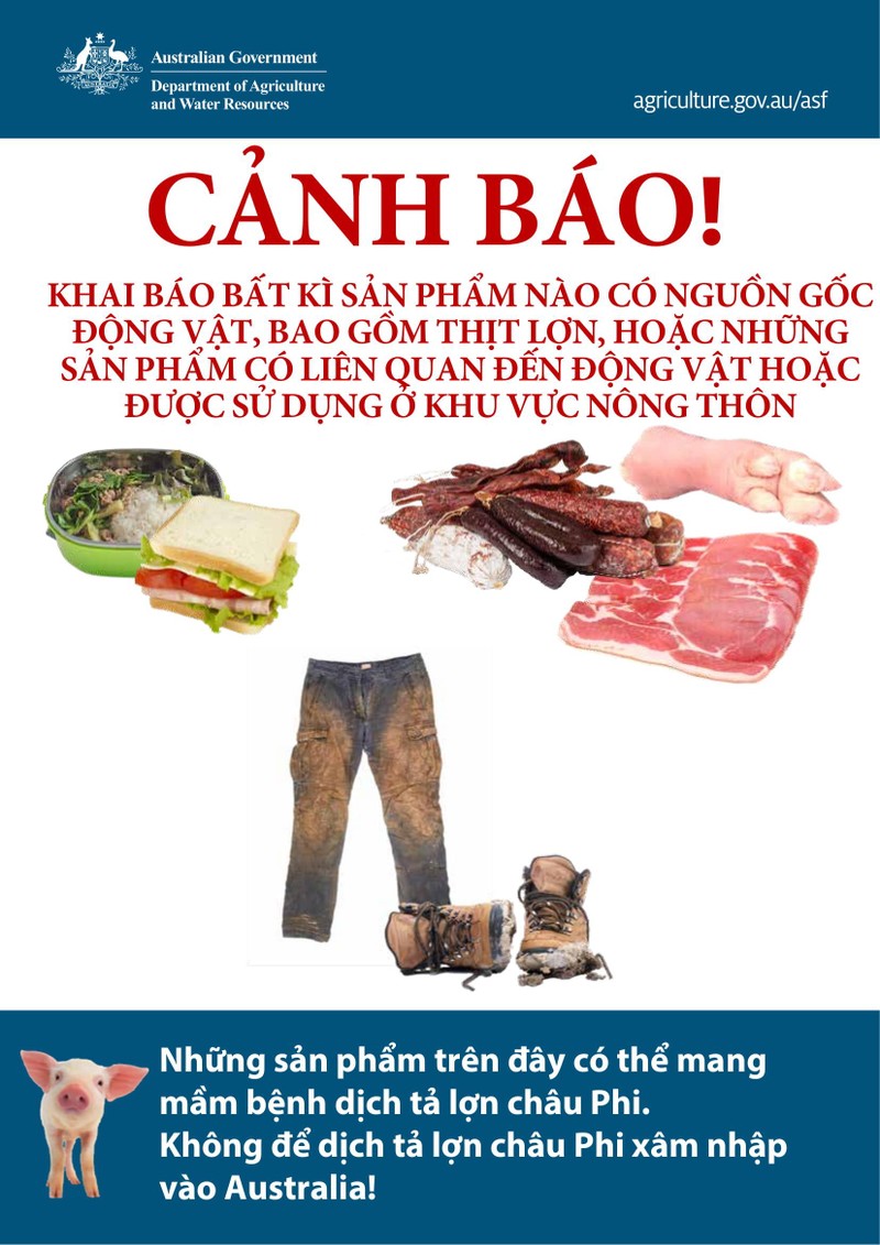 Nội dung thông tin phổ biến của Đại sứ quán Autralia về việc thắt chặt các sản phẩm từ động vật vào nước này. Nội dung thông tin phổ biến của Đại sứ quán Autralia về việc thắt chặt các sản phẩm từ động vật vào nước này.