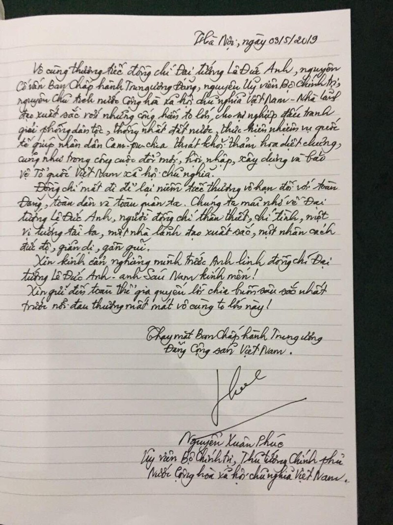Thủ tướng Nguyễn Xuân Phúc: Đại tướng Lê Đức Anh - Nhà lãnh đạo xuất sắc với những cống hiến to lớn  ảnh 2