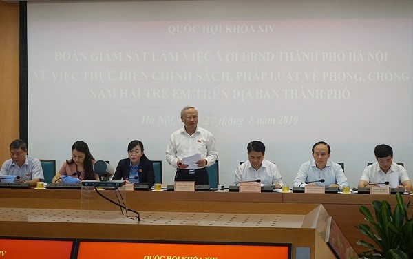 Đoàn Giám sát của Quốc hội làm việc với TP. Hà Nội Đoàn Giám sát của Quốc hội làm việc với TP. Hà Nội