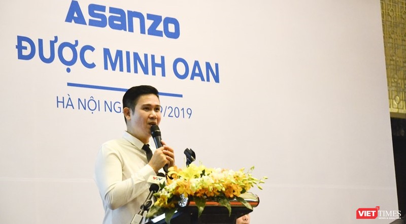 Ông Phạm Văn Tam tuyên bố: Asanzo không sai tại cuộc họp báo tổ chức sáng nay (17/9).