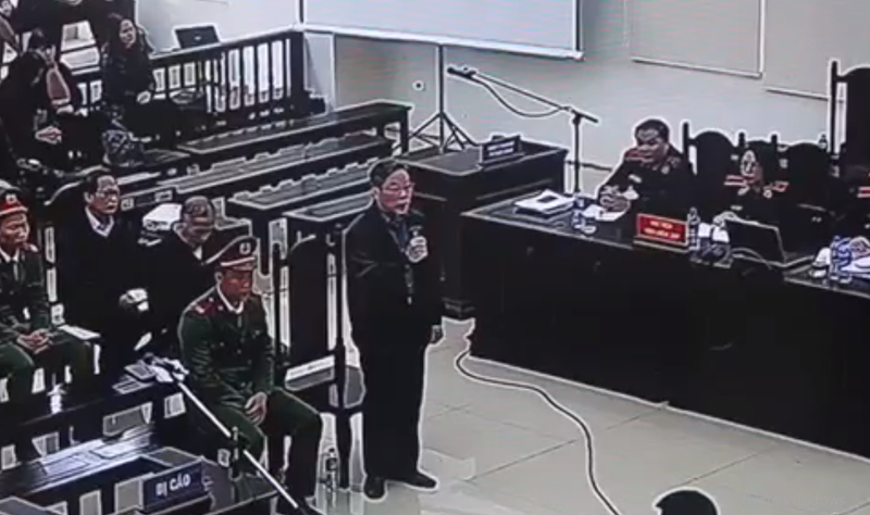 Nói lời sau cùng trước khi tòa nghị án, cựu Bộ trưởng Nguyễn Bắc Son thể hiện sự ăn năn, nhận thức rõ sai phạm.